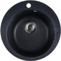 Кухонная мойка Marblan Orbi (черный,с сифоном)