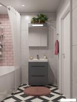 Runo Тумба с умывальником Runo Парма 60 2 ящика + Omega 60 (напольная, графит)