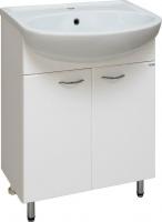 Runo Тумба с умывальником Runo Уют 60 + Уют 60 (напольная)