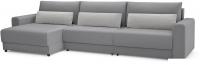 Угловой диван Mio Tesoro Таун 264 1.5ек-1.5ек-1.5пф (1363 серый)
