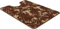 Коврик для ванной Shahintex SH V002 60x80 (шоколадный)