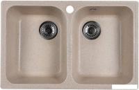Кухонная мойка Marblan Duas (гранит, с сифоном)