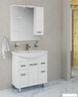 Runo Тумба с умывальником Runo Турин 85 + Стиль 85 (напольная)