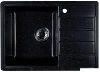 Кухонная мойка Marblan Recta L (черный, с сифоном)
