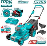 Газонокосилка Total TLMLI20186 (с 2-мя АКБ)