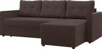 Угловой диван Mio Tesoro Атланта Лайт 111 (Savana Chocolate)