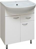 Runo Тумба с умывальником Runo Уют 60 с ящиком + Уют 60 (напольная)