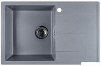 Кухонная мойка Marblan Magnum L (серебристый, с сифоном)