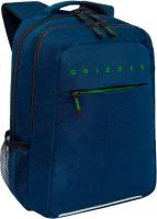Школьный рюкзак Grizzly RB-556-1 (синий)
