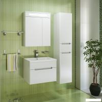 Runo Тумба с умывальником Runo Парма 60 + Omega 60 (подвесная)