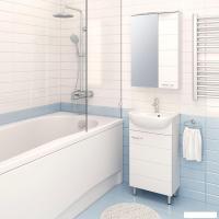 Runo Тумба с умывальником Runo Кипарис 45 + Уют 45 (напольная)