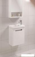 Runo Тумба с умывальником Runo Микра 40 правая + Como 40 (подвесная, белый)