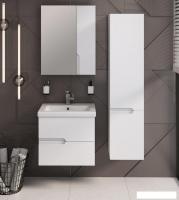 Runo Тумба с умывальником Runo Стокгольм 60 + Como 60 (подвесная)
