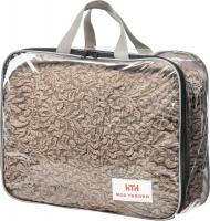 Чехол для дивана Mio Tesoro С оттоманкой ПО-3 жаккард Люкс1858/1446 (капучино, левый)