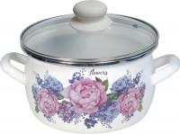 Кастрюля Omelia 1-2430112 (гортензия/белый)