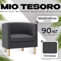Интерьерное кресло Mio Tesoro Агата 351 (темно-серый 1173)