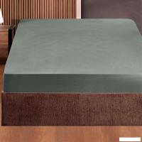 Постельное белье DO&CO Soft на резинке 180x200x30 12123 (зеленый)