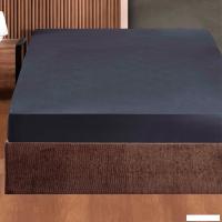 Постельное белье DO&CO Soft на резинке 90x200x30 12121 (синий)