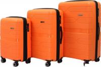 Комплект чемоданов Pride РР-204 (3шт, оранжевый)