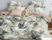 Постельное белье Реноме Евро Темно-синяя коллекция New St-2596 (сатин)