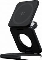 Беспроводное зарядное Magssory Fold Pro 3 в 1 WCH063 (черный)