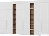 Шкаф распашной Рэйгрупп Рэй S245-В18-1-EBЕ В18-1 (дуб элисон/белый премиум)