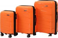 Комплект чемоданов Pride РР-201 (3шт, оранжевый)