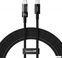 Кабель Baseus Gem Fast-Charging Data 100W USB Type-C - USB Type-C (1 м, черный)