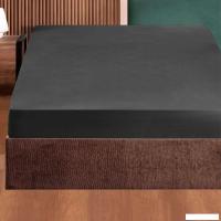 Постельное белье DO&CO Soft на резинке 180x200x30 12123 (антрацит)