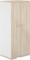 Шкаф распашной Norden 80x60x183.3 AG.222.WH.AR.AR (белый/акация равелло/акация равелло)