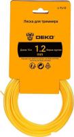 Леска для триммера Deko L-TL12 084-2030