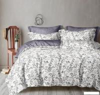 Постельное белье Реноме 1.5сп Темно-синяя коллекция New St-2604 (сатин)