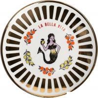 Тарелка десертная Bitossi Un Buon Ricordo BEL20105 (русалка)