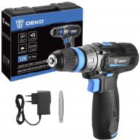Дрель-шуруповерт Deko ZKCD12V PRO 084-1013 (с 2-мя АКБ, кейс)
