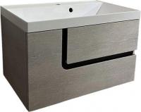 Garda Тумба под умывальник Lazio 80н_800 29.80н.800.PVC (дуб серый/черный)