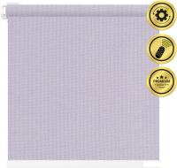 Рулонная электроштора НеоФьюжен Эден 200 240х200 правая (лавандовый, белая фурнитура)