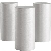 Набор свечей Мелт 150 мм (3 шт, серебряный)