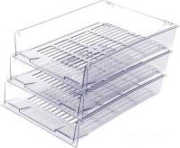 Лоток для бумаг BRAUBERG Office 237258 (прозрачный)