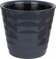 Кашпо Liveingreen Лаура (16.6л, антрацитовый)