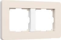 Рамка Werkel Split W0023066 (айвори/белый, Soft-Touch)