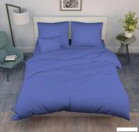 Постельное белье Реноме Евро Поплин 210x225 (васильковый)