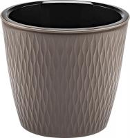 Кашпо El Casa Керама 640563 (серый/коричневый)