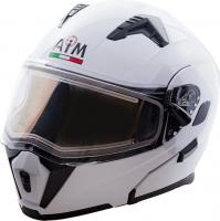 Мотошлем AIM JK906 906-007-M (M, белый глянец)