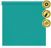 Рулонная электроштора НеоФьюжен Эден 200 230х200 правая (изумрудный, белая фурнитура)