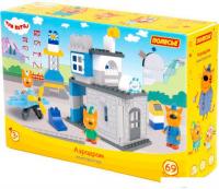 Конструктор Полесье Макси Три кота. Аэродром 70221