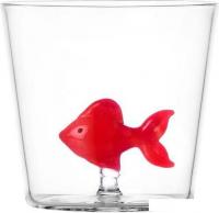 Стакан для воды и напитков Ichendorf Milano Animal Farm 09352226 (красная рыба)