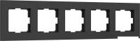 Рамка Werkel Slab W0052908 (черный софт)