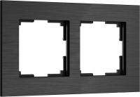 Рамка Werkel AluMax W0023508 (черный алюминий)