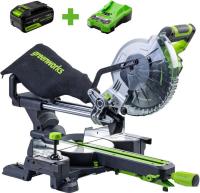 Торцовочная пила Greenworks GD24MS216K4 1501707UB (с 1-им АКБ)