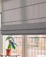 Римская штора Delfa Макси Roman СШД-02М 270/8218 (130x160, серый)